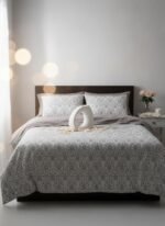 Luxury Cotton Rich Bedsheet – Soft, Durable & Elegant 350 TC, 140 GSM, Brown Colour with 2 Pillow Covers - Image 2