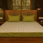 OpulAuric24 Waterproof Elastic Fitted Bedsheet_PastelOlive