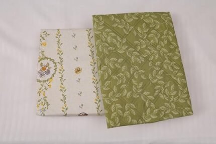 OpulAuric24 Waterproof Elastic Fitted Bedsheet_PastelOlive