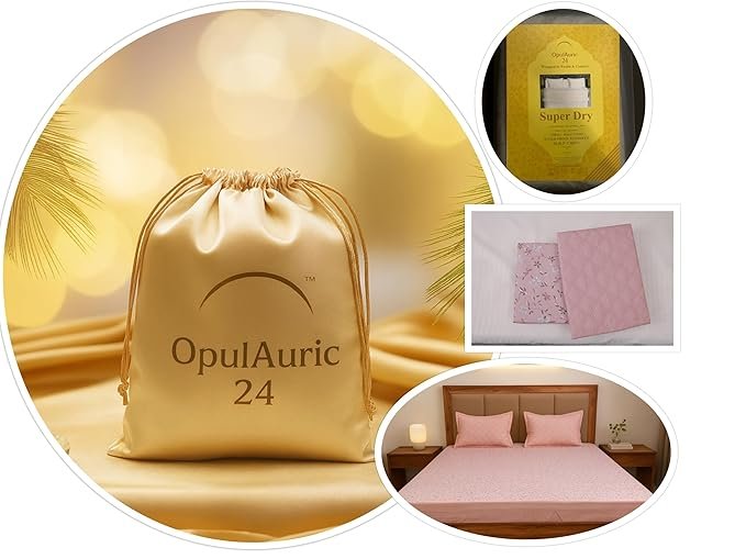 Waterproof Fitted Bedsheet_SubtlePink